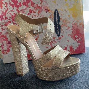 Chinese Laundry Allspice Glitter Platform Heels